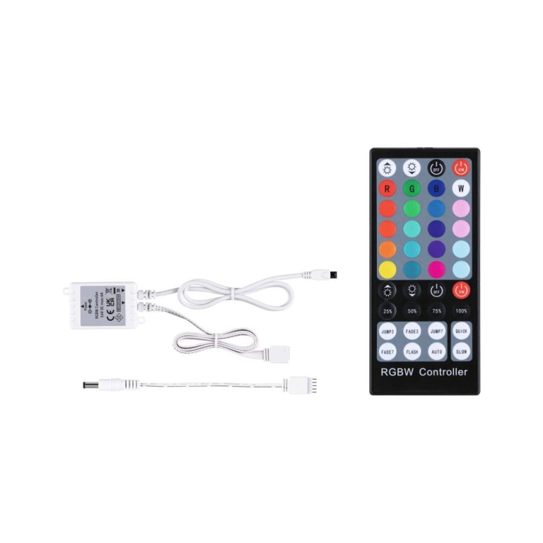 Paulmann MaxLED Controller RGBW inkl. IR-Remote DC 24V max. 144W Weiß