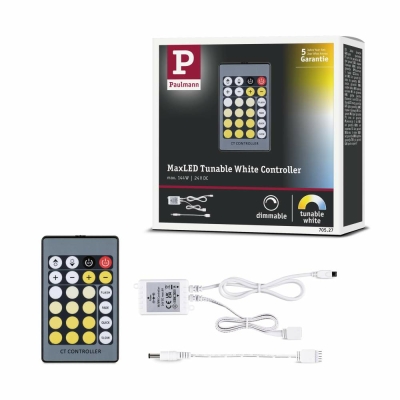 Paulmann MaxLED Controller Tunable White inkl. IR-Remote DC 24V max. 144W Weiß