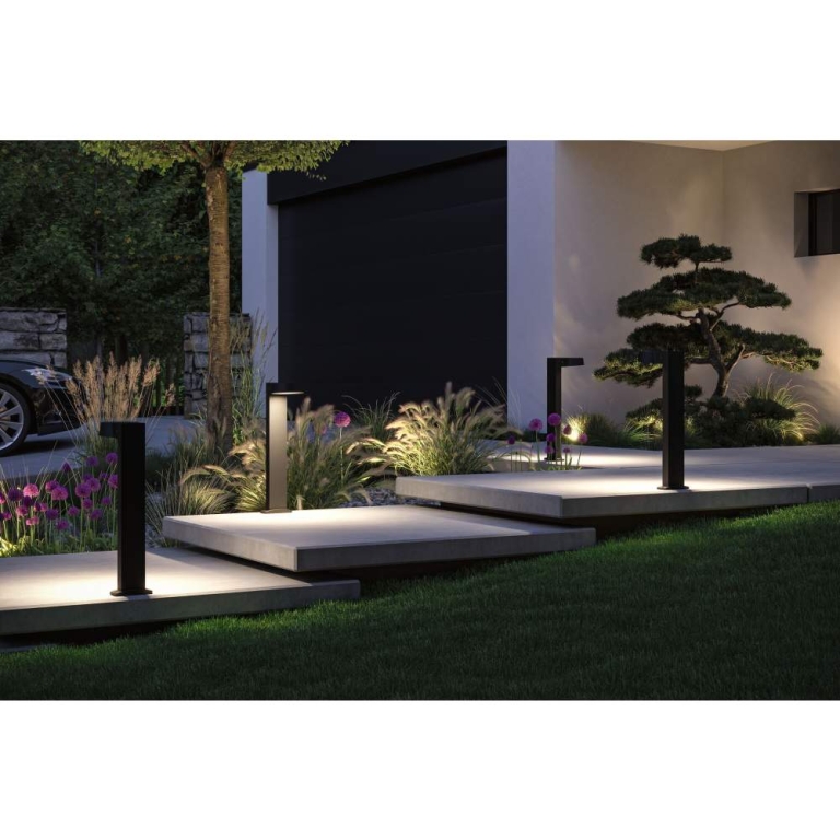 Paulmann Pollerleuchte Tralia IP44  650mm  max. 10W  230V  Anthrazit E27 Aluminium
