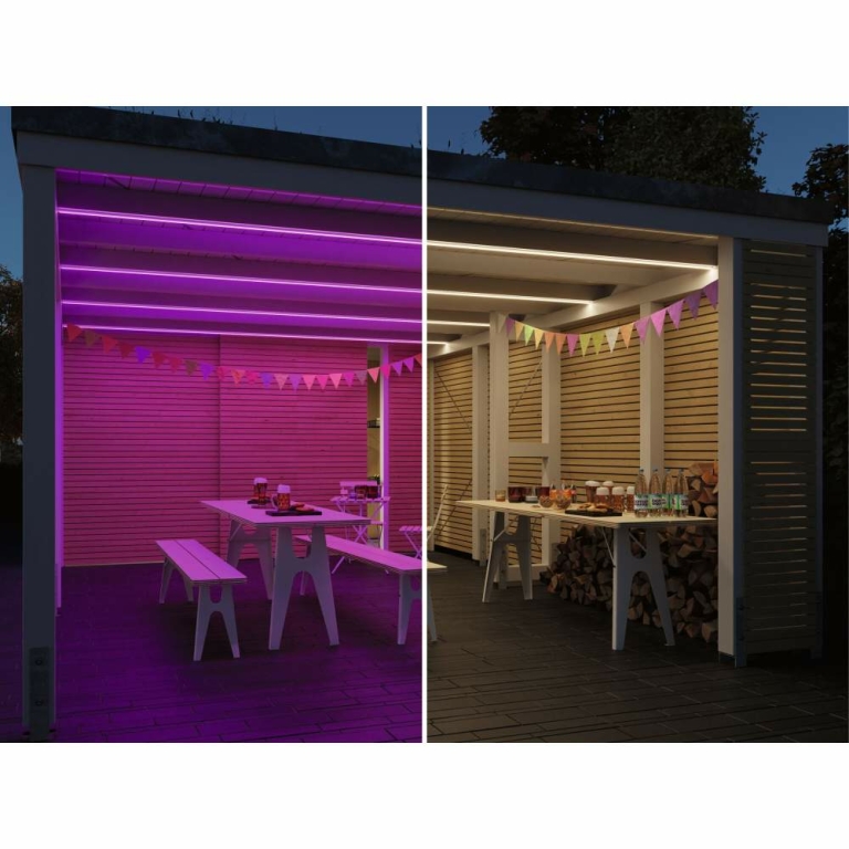 Paulmann SimpLED Verlängerungskabel Outdoor IP44 2,5m DC 24V Schwarz Kunststoff