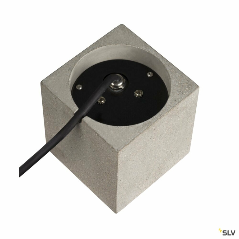 SLV CONCRETO FL, Stehleuchte eckig GU10 grau 10W