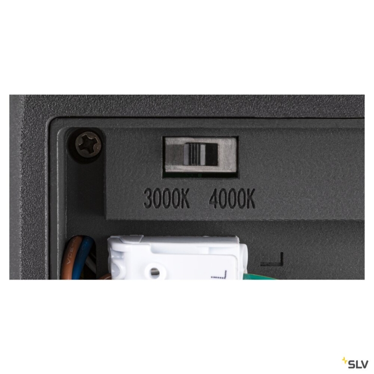 SLV LED Außenwandleuchte ESKINA FRAME WL DOUBLE anthrazit IP65 IK06 27W CCT 3000/4000K