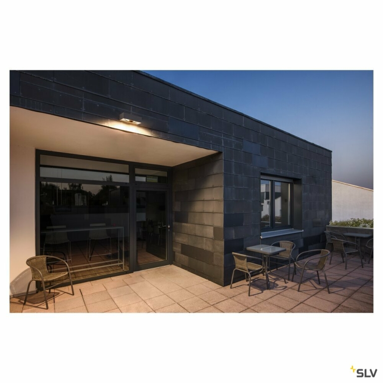 SLV LED Außenwandleuchte ESKINA FRAME WL DOUBLE anthrazit IP65 IK06 27W CCT 3000/4000K