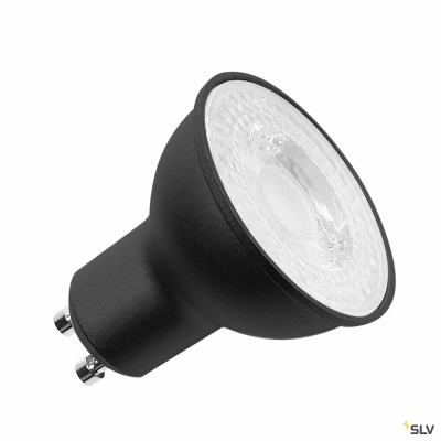 SLV LED Leuchtmittel QPAR51, GU10, 4000K, schwarz