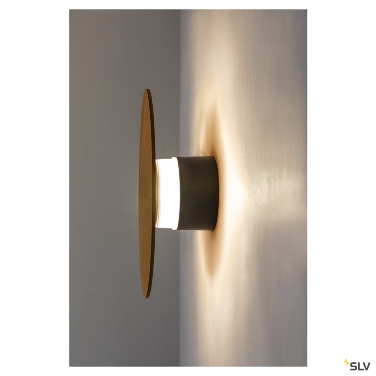 SLV MANA RUSTY, Leuchtenschirm rund rost