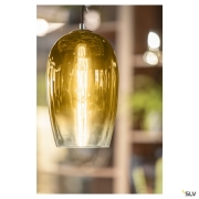 PANTILO OVAL PD, E27 Pendelleuchte, gold