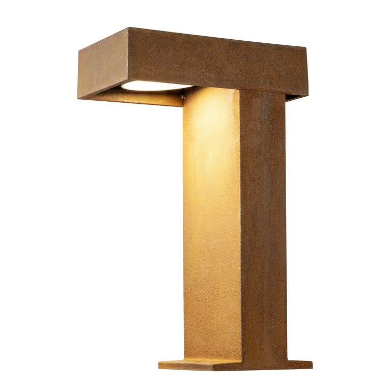 SLV RUSTY® PATHLIGHT 40 LED-Wegeleuchte Außenstandleuchte rost farbend 3000K 470lm IP55 FeCSi-Stahl gerostet Höhe 40cm