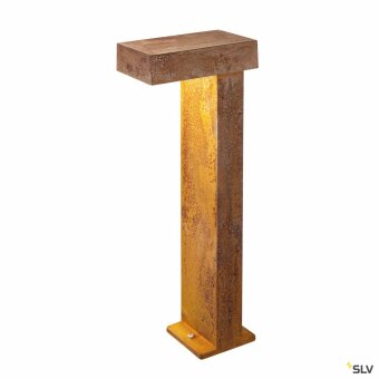 SLV RUSTY® PATHLIGHT 70, LED Outdoor Stehleuchte, rost farbend, IP55, 3000K