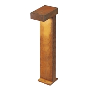 RUSTY® PATHLIGHT 70 LED-Wegeleuchte Außenstandleuchte rost farbend 3000K 470lm IP55 FeCSi-Stahl gerostet Höhe 70cm
