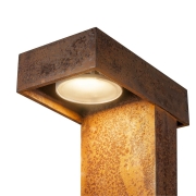 RUSTY® PATHLIGHT 70 LED-Wegeleuchte Außenstandleuchte rost farbend 3000K 470lm IP55 FeCSi-Stahl gerostet Höhe 70cm