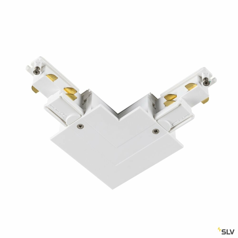SLV S-TRACK Einbau L-Verbinder Erde innen weiß
