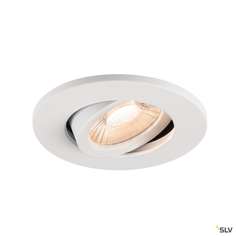 SLV UNIVERSAL DOWNLIGHT Abdeckung, für Downlight IP20, schwenkbar, rund, weiss