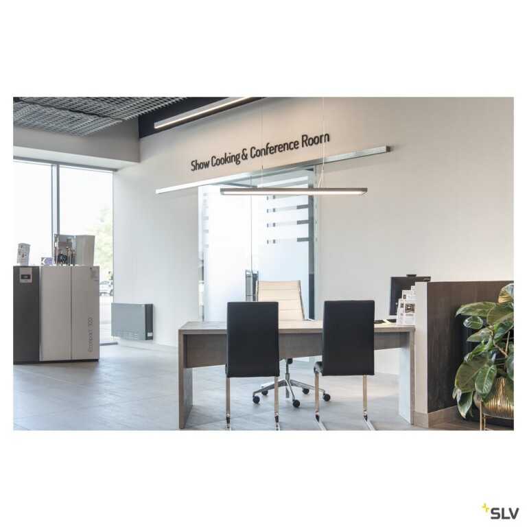 SLV WORKLIGHT, Pendelleuchte silber 57W 4000K 80°