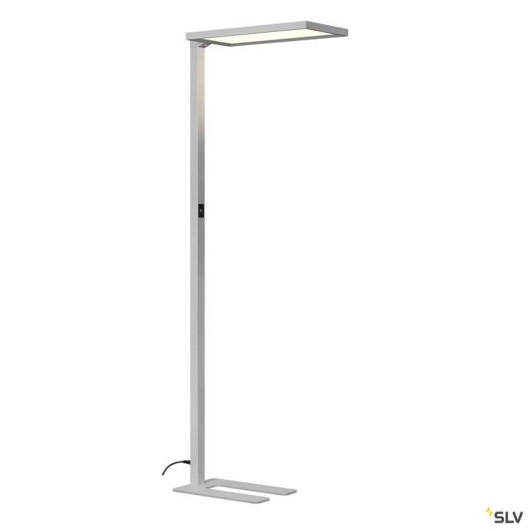 SLV WORKLIGHT, Stehleuchte silber 79W 4000K 80°