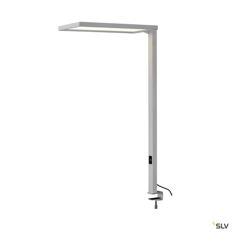 SLV WORKLIGHT, Tischleuchte silber 79W 4000K 80°