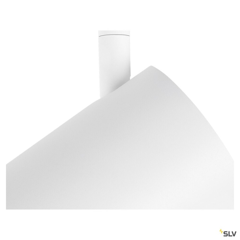 SLV ASTO TUBE, Deckenaufbauleuchte, zylindrisch, max. 2x10W, weiß