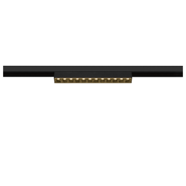 SLV IN-LINE 22 48V TRACK, Darklight Reflector, DALI, Spot, schwarz / schwarz, 7.3W, 610lm, 3000K, CRI90, 35°