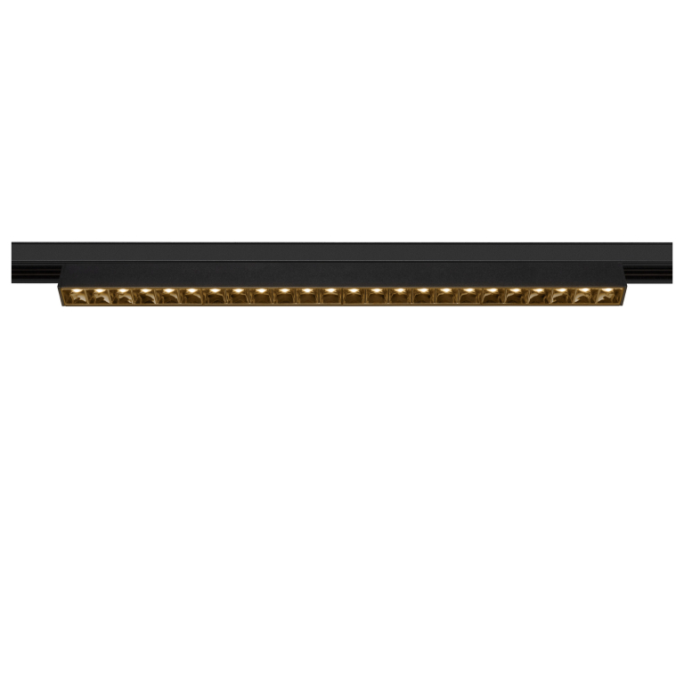 SLV IN-LINE 44 48V TRACK, Darklight Reflector, DALI, Spot, schwarz / schwarz, 14W, 1180lm, 2700K, CRI90, 35°