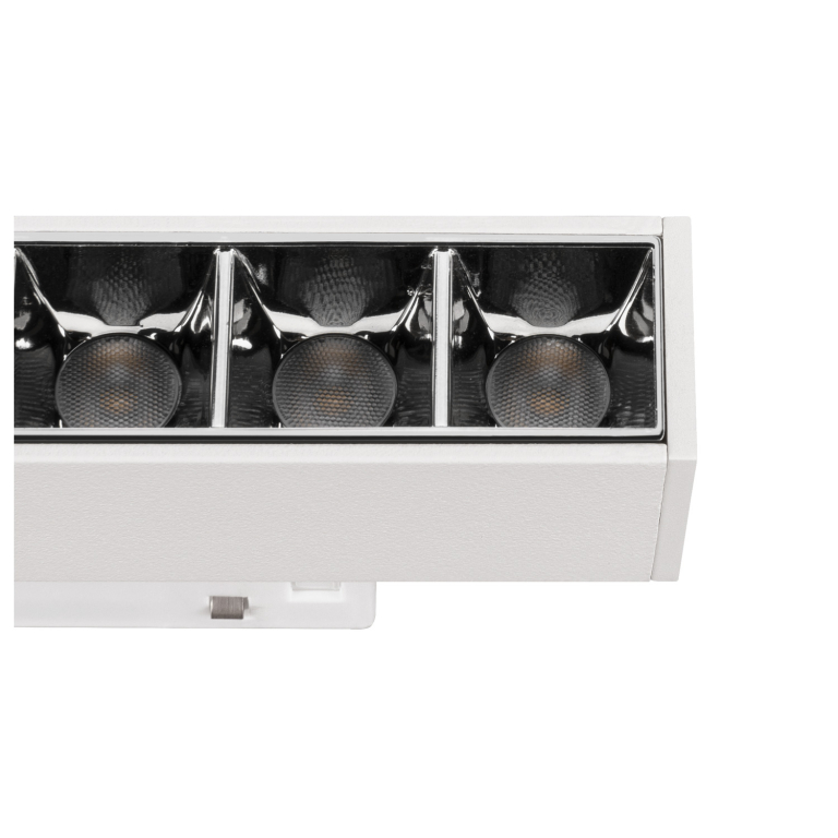 SLV IN-LINE 44 48V TRACK, Darklight Reflector, DALI, Spot, weiß / weiß, 14W, 1180lm, 2700K, CRI90, 35°
