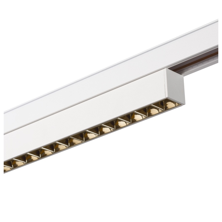 SLV IN-LINE 44 48V TRACK, Darklight Reflector, DALI, Spot, weiß / weiß, 14W, 1180lm, 2700K, CRI90, 35°
