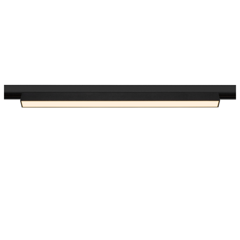 SLV IN-LINE 44 48V TRACK, opal, DALI, Spot, schwarz / schwarz, 14W, 1180lm, 3000K, CRI90, 95°