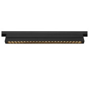 IN-LINE 46 48V TRACK, Move DALI, Darklight Reflector, Spot, schwarz / schwarz, 14W, 1180lm, 2700K, CRI90, 35°
