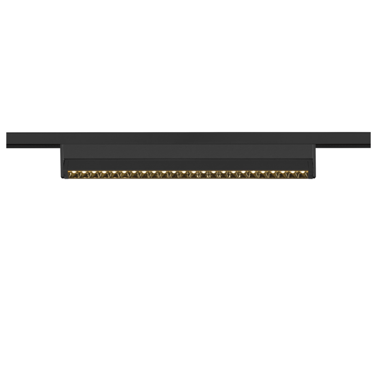 SLV IN-LINE 46 48V TRACK, Move DALI, Darklight Reflector, Spot, schwarz / schwarz, 14W, 1230lm, 3000K, CRI90, 35°