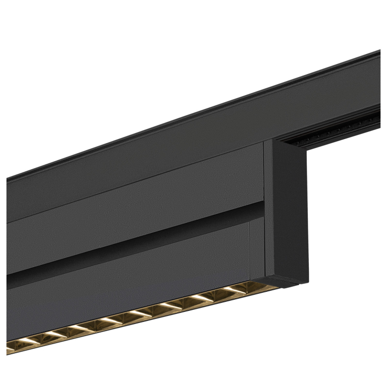 SLV IN-LINE 46 48V TRACK, Move DALI, Darklight Reflector, Spot, schwarz / schwarz, 14W, 1230lm, 3000K, CRI90, 35°
