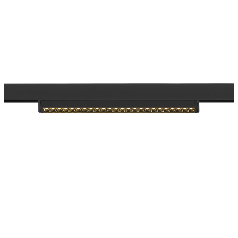 SLV IN-LINE 46 48V TRACK, Move DALI, Darklight Reflector, Spot, schwarz / schwarz, 14W, 1230lm, 3000K, CRI90, 35°