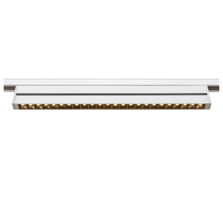 SLV IN-LINE 46 48V TRACK, Move DALI, Darklight Reflector, Spot, weiß / weiß, 14W, 1180lm, 2700K, CRI90, 35°