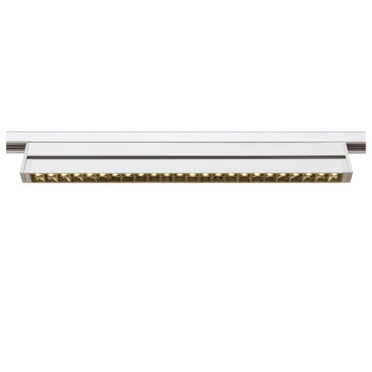 SLV IN-LINE 46 48V TRACK, Move DALI, Darklight Reflector, Spot, weiß / weiß, 14W, 1230lm, 3000K, CRI90, 35°