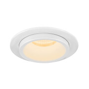 NUMINOS® PROJECTOR L, Deckeneinbauleuchte, 3000 K, 40°, zylindrisch, weiß / weiß
