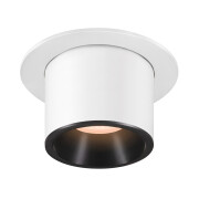 NUMINOS® PROJECTOR M, Deckeneinbauleuchte, 2700 K, 20°, zylindrisch, weiß / schwarz