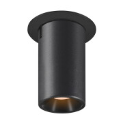 NUMINOS® PROJECTOR M, Deckeneinbauleuchte, 2700 K, 55°, zylindrisch, schwarz / schwarz