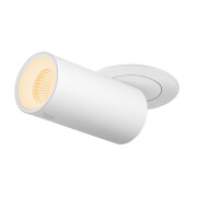 NUMINOS® PROJECTOR S, Deckeneinbauleuchte, 3000 K, 40°, zylindrisch, weiß / weiß