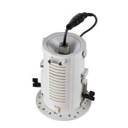 NUMINOS® PROJECTOR XS, Deckeneinbauleuchte, 2700 K, 55°, zylindrisch, weiß / chrom