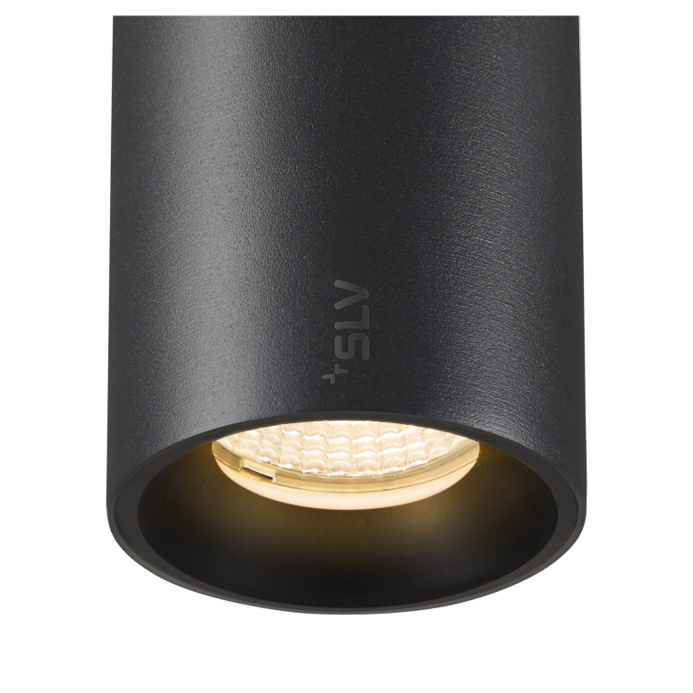 SLV NUMINOS® S 48V TRACK, DALI, Pendelleuchte, schwarz / schwarz, 16W, 1030lm, 3000K, CRI90, 55°