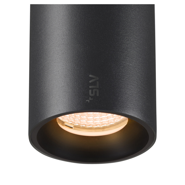 SLV NUMINOS® S 48V TRACK, DALI, Pendelleuchte, schwarz / schwarz, 16W, 970lm, 2700K, CRI90, 40°