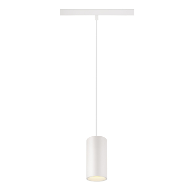 SLV NUMINOS® S 48V TRACK, DALI, Pendelleuchte, weiß / weiß, 16W, 1120lm, 3000K, CRI90, 40°