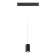 NUMINOS® XS 48V TRACK, DALI, Pendelleuchte, schwarz / chrom, 8.7W, 650lm, 2700K, CRI90, 40°