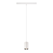 NUMINOS® XS 48V TRACK, DALI, Pendelleuchte, weiß / chrom, 8.7W, 670lm, 2700K, CRI90, 55°