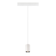 NUMINOS® XS 48V TRACK, DALI, Pendelleuchte, weiß / chrom, 8.7W, 670lm, 2700K, CRI90, 55°