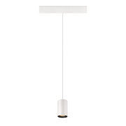 NUMINOS® XS 48V TRACK, DALI, Pendelleuchte, weiß / schwarz, 8.7W, 690lm, 3000K, CRI90, 55°