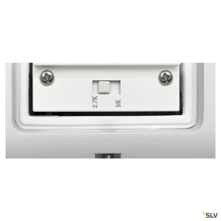 SLV LED Außenwandleuchte OVAL 14 WL weiß Up & Down 6W IP65 CCT 2700/3000K