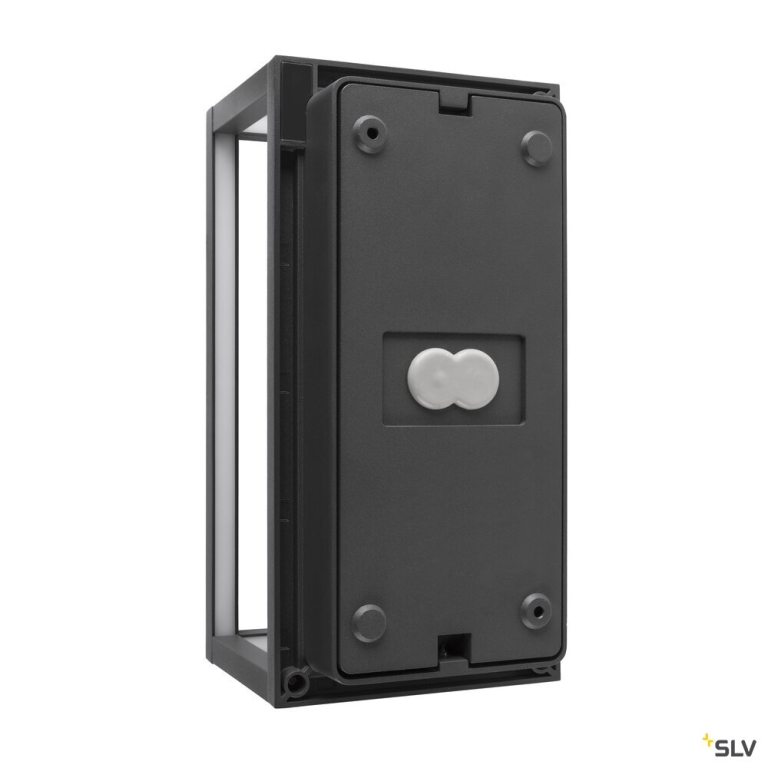 SLV LED Wandleuchte QUADRULO anthrazit 3000K IP55 Aluminium