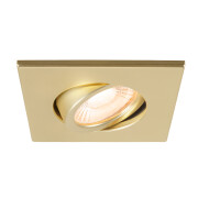 UNIVERSAL DOWNLIGHT Abdeckung, für Downlight IP20, schwenkbar, eckig, gold matt