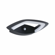 LED Außenwandleuchte Akena Bewegungsmelder insektenfreundlich IP44  243x254mm 2200K 10,8W 800lm 230V  Anthrazit Aluminium