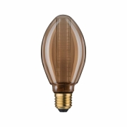 Inner Glow Edition LED Birne Innenkolben Ringmuster E27 230V 120lm 3,6W 1800K dimmbar Gold