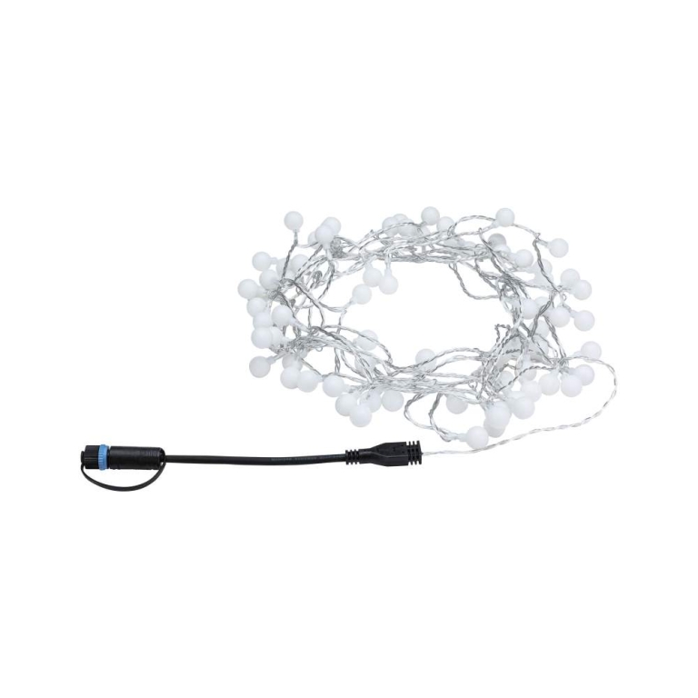 Paulmann Plug & Shine LED Lichterkette Warmweiß   IP44 3000K    Schwarz
