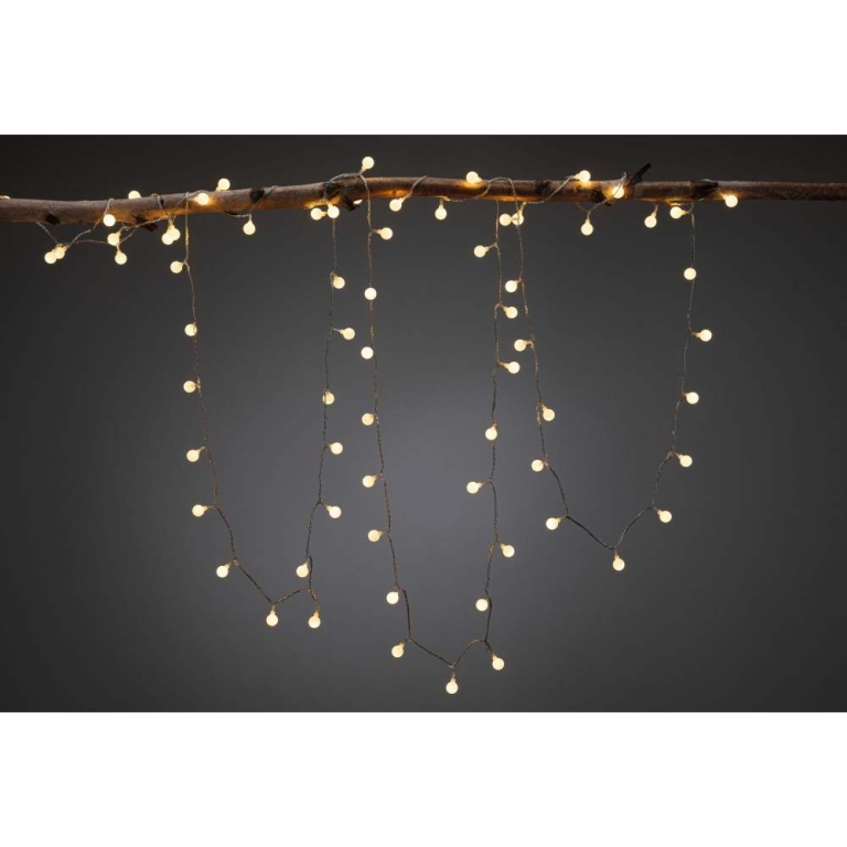 Paulmann Plug & Shine LED Lichterkette Warmweiß   IP44 3000K    Schwarz